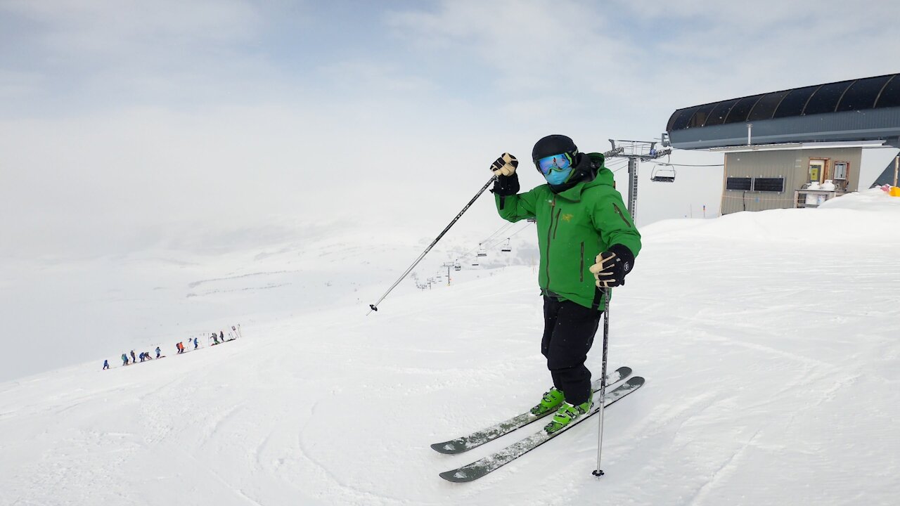 Cruising Sunshine Ski Resort