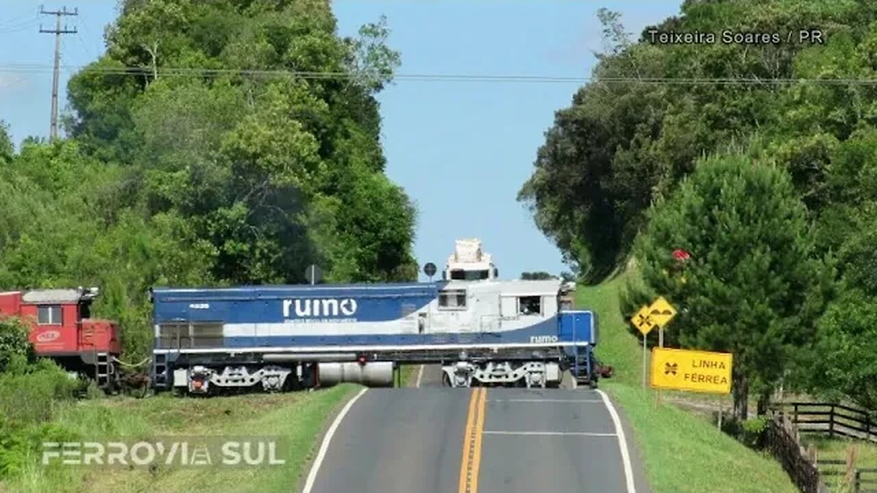 Distribuida da Rumo cruzando a PR 438