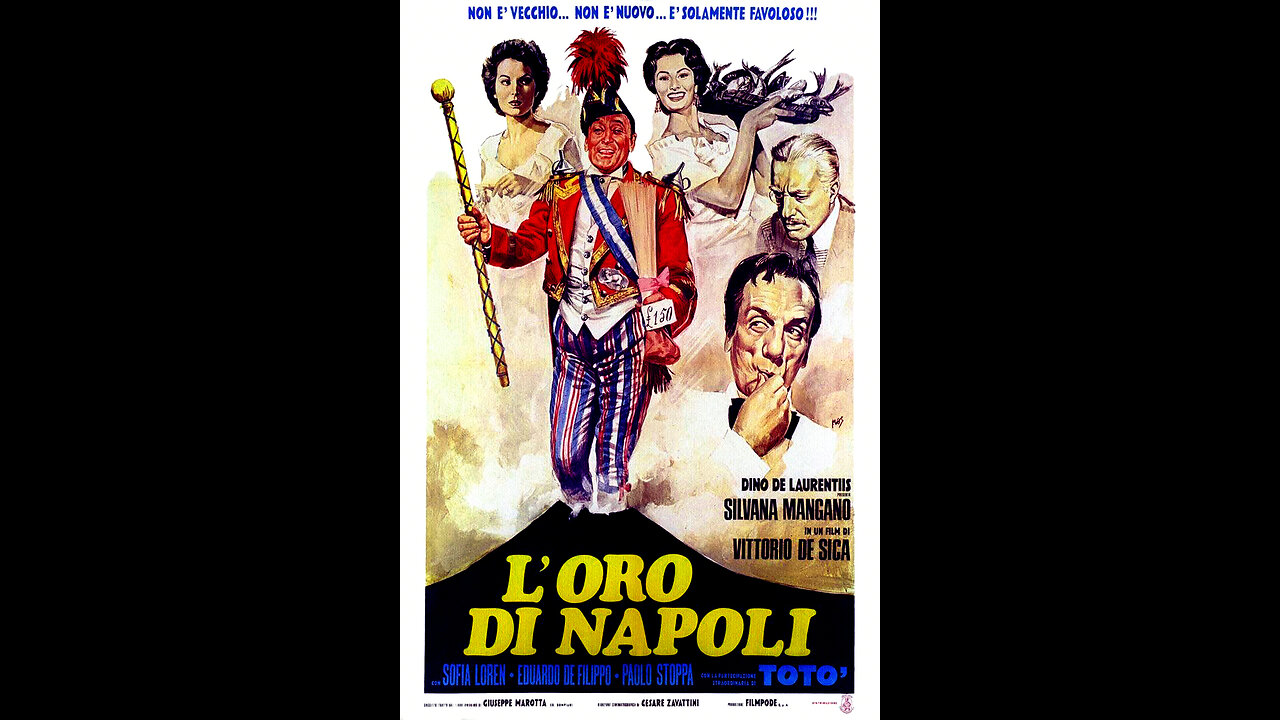 #1954 “L'ORO DI NAPOLI” con TOTÒ, Sophia LOREN, Silvana MANGANO, Vittorio DE SICA, Eduardo DE FILIPPO e Paolo STOPPA, Regia di Vittorio DE SICA😇💖🙏 - NOI, GENTE SEMPLICE, VIVIAMO SOPRATTUTTO DI... GRAZIA, AMORE E FANTASIA... -