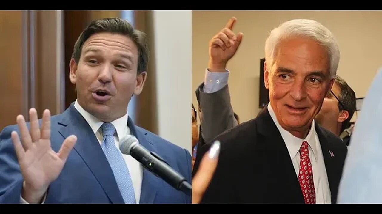 LIVE DEBATE: Ron DeSantis vs Charlie Crist for Florida Governor