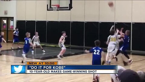 'Do it for Kobe:' Wisconsin 10-year-old makes game-winning shot [VIDEO]