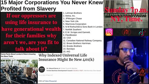 IAMFITPodcast #018: Corporations using "life insurance" for generational wealth why aren't we?