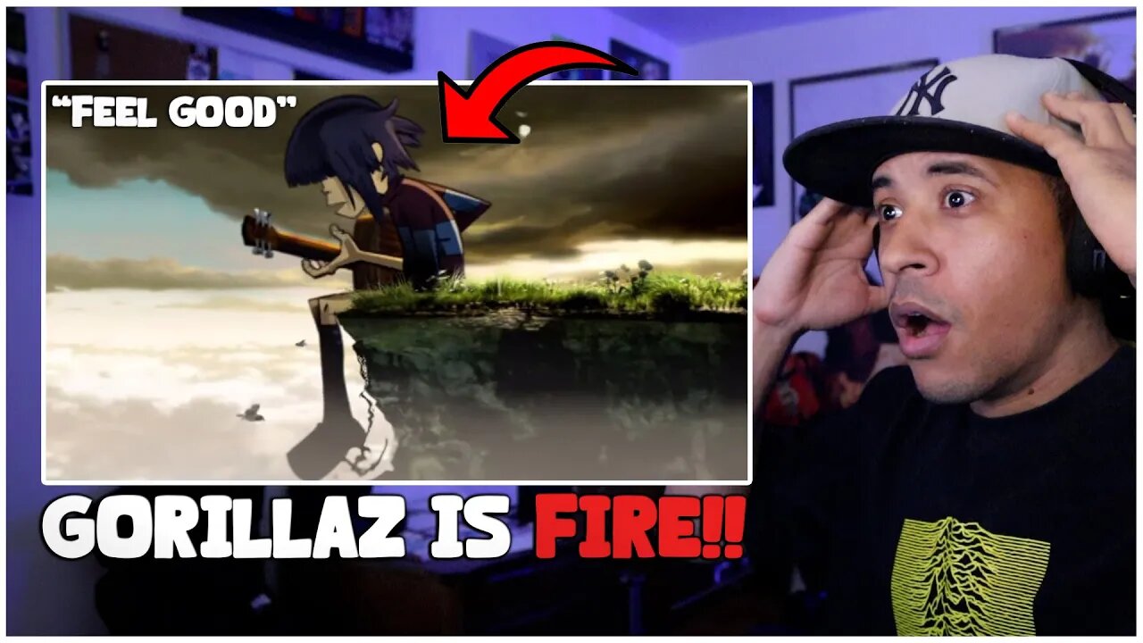 Gorillaz - Feel Good Inc (Official Video) Reaction