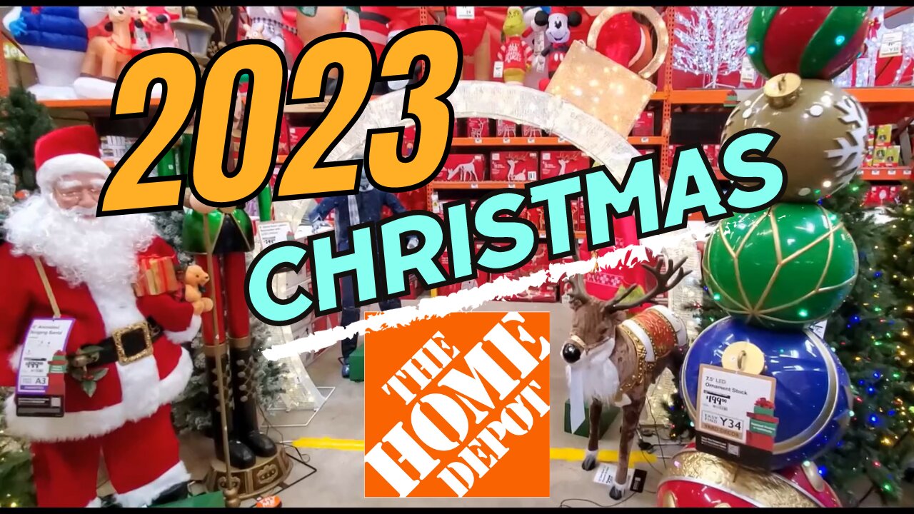 Home Depot NEW Christmas 2023 Store Walkthrough