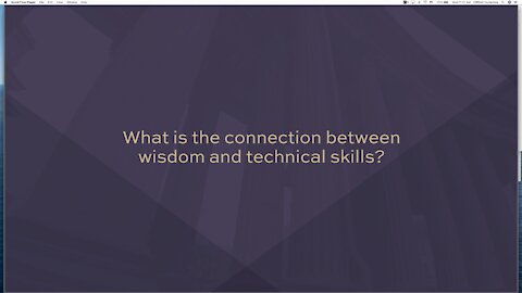 Wisdom and technical knowledge