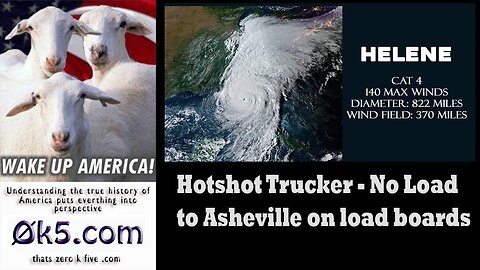 Hotshot Trucker - No Loads to Asheville