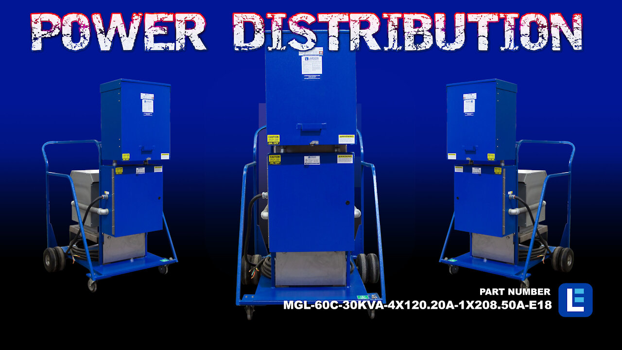 Temporary Power Distribution - 30 KVA 480V to 208/120V