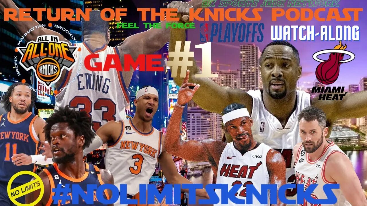 🏀NBA EAST SEMIFINALS - Game 1 KNICKS VS HEAT WATCHALONG LIVE SCOREBOARD & PLAY BY PLAY