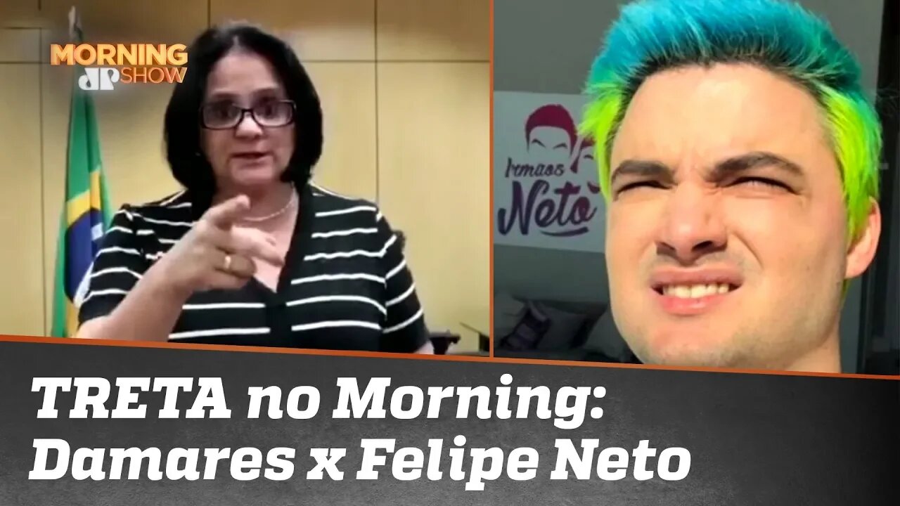 “Quem queria holofote era o Felipe Neto”, diz Caio, sobre treta de youtuber com Damares Alves