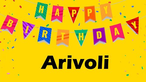 Happy Birthday to Arivoli - Birthday Wish From Birthday Bash