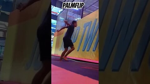 Do you think this is a smooth palmflip? #flipping #parkour #tricks #trampoline #shorts