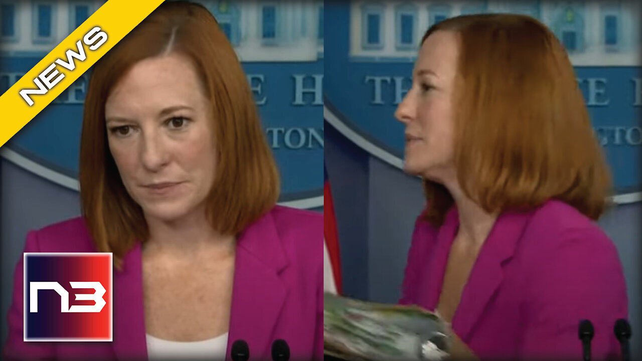 Reporter Asks Question to Psaki, She Suddenly Turns And Bolts Out The Door