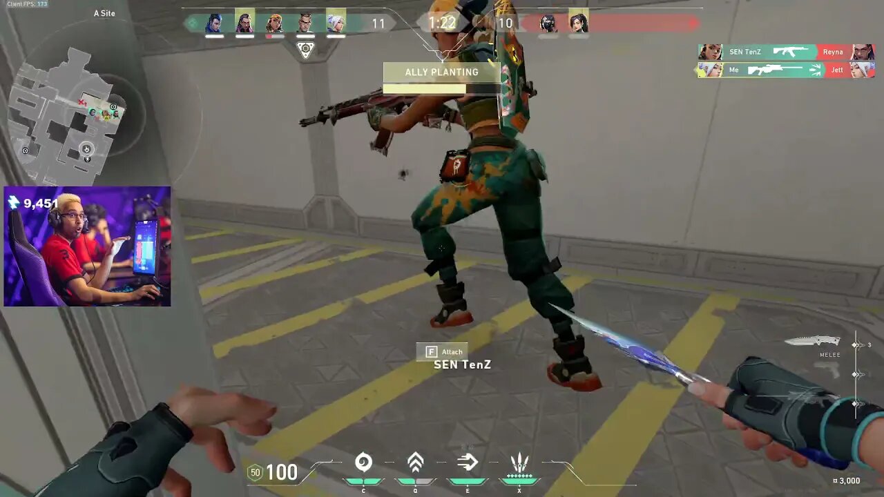 Calculated wallbang snipe