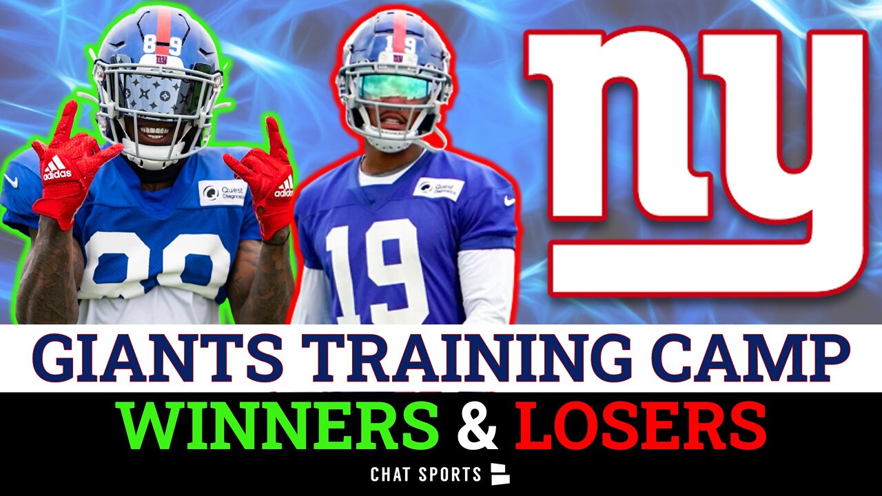 NY Giants Training Camp WINNERS & LOSERS: Kadarius Toney, Leonard Williams, Kenny Golladay