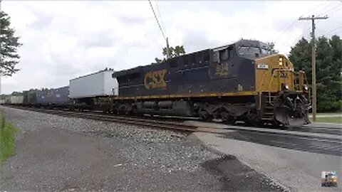 CSX and Wheeling & Lake Erie Trains from Lodi, Ohio July 5, 2024 Part 2