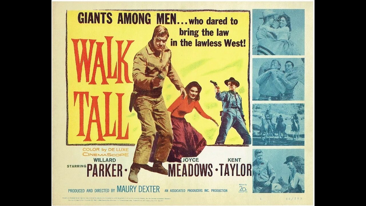 Walk Tall (1960) Willard Parker & Joyce Meadows