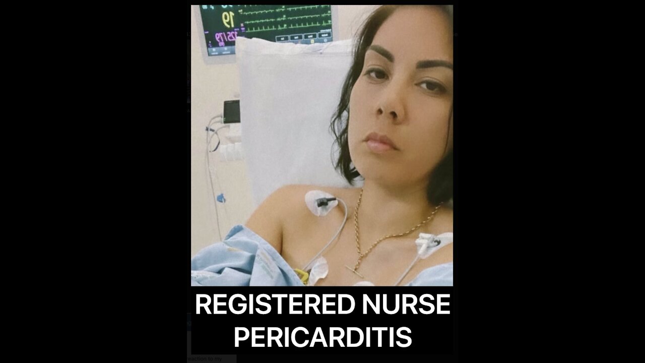 Kiwi RN the "7th patient with pericarditis or myocarditis".post covid "vaccine"