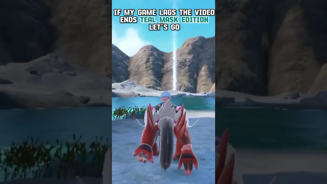 If My Game Lags The Video Ends (Teal Mask Edition) #shorts #pokemon #challenge