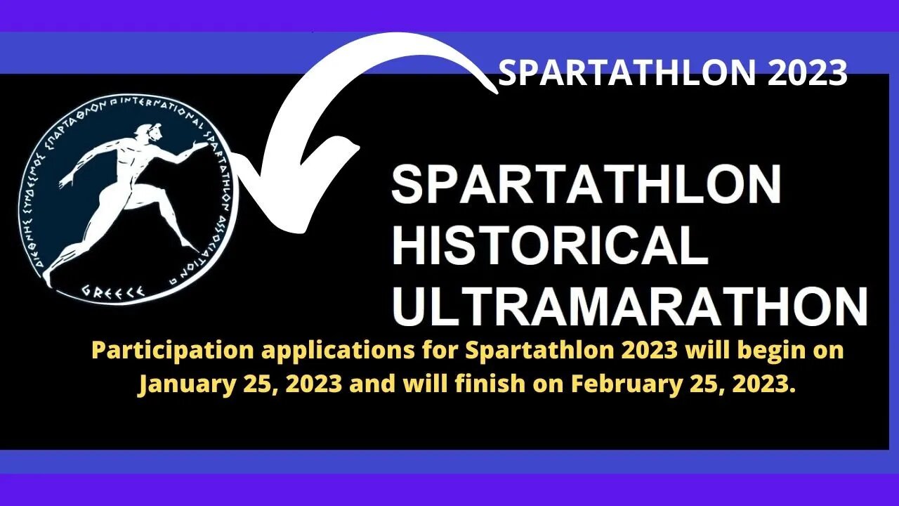 SPARTATHLON RACE 2023 30 SEPTEMBER 01 OCTOBER 2023