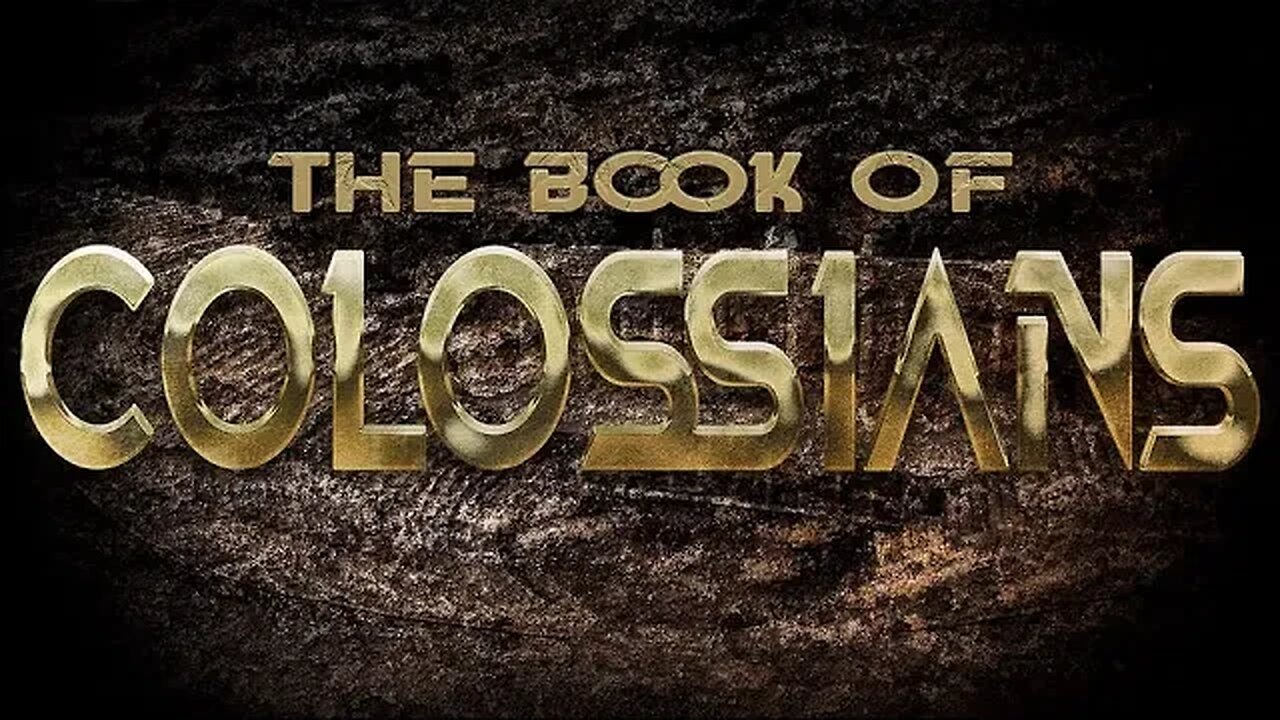 THE BOOK OF COLOSSIANS CHAPTER 2:16-23