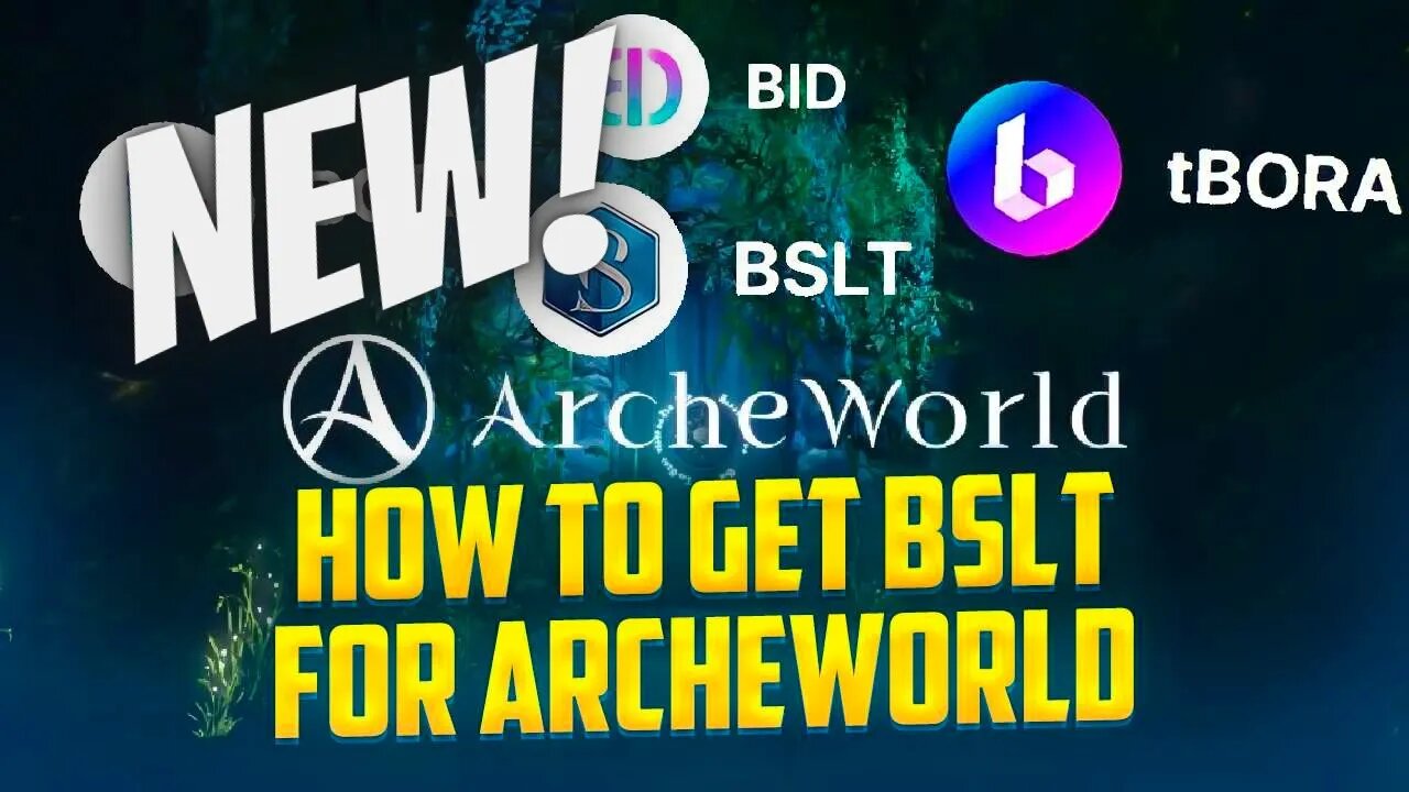 How To Get BSLT/KLAY/BORA/tBORA For Archeworld! UPDATED