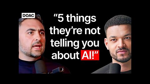 CEO Of Microsoft AI: AI Is Becoming More Dangerous And Threatening! - Mustafa Suleyman