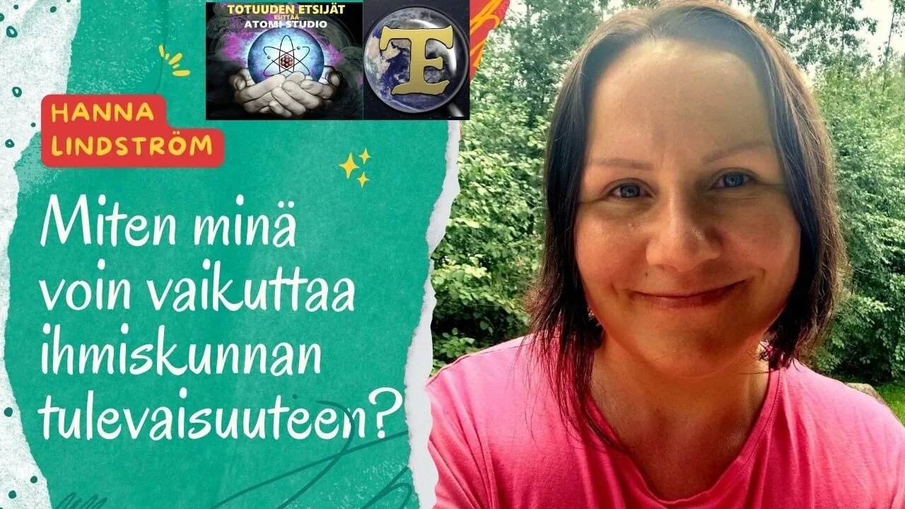 ATOMIstudio: Hanna Lindström – Miten minä voin vaikuttaa ihmiskunnan tulevaisuuteen? 12.10.22