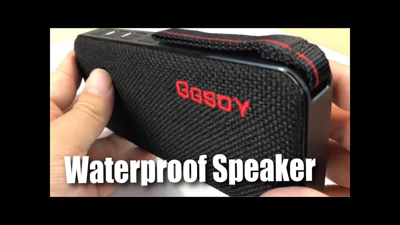 Portable Waterproof Wireless Bluetooth Speaker Review