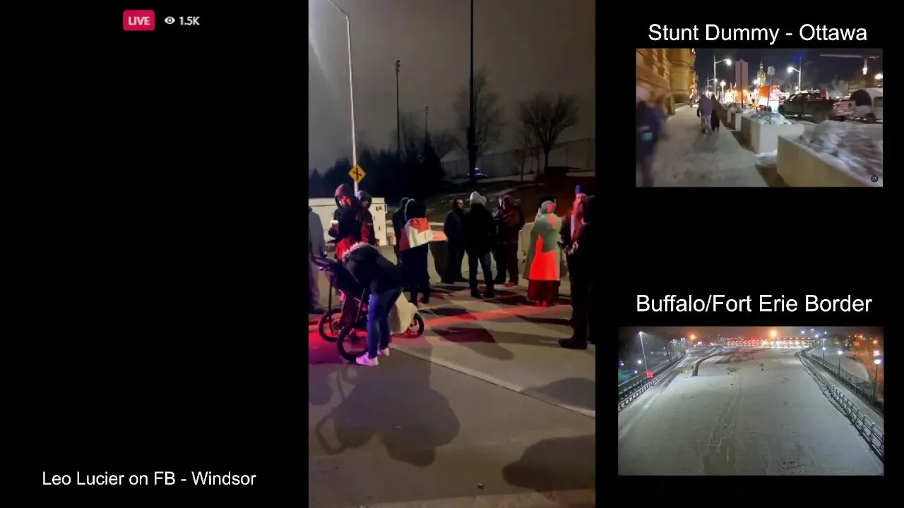 LIVE FROM WINDSOR BORDER CONVOY - Feb. 12th