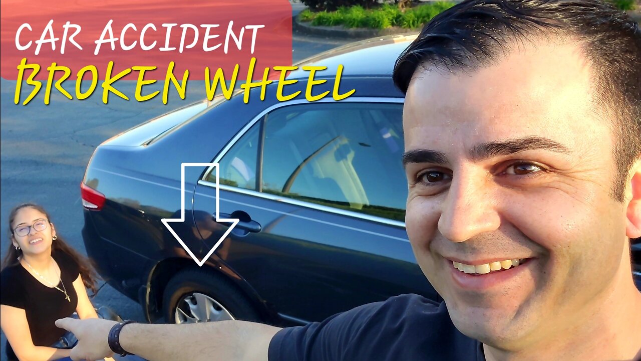 HOW to CHANGE tire wife had an accident