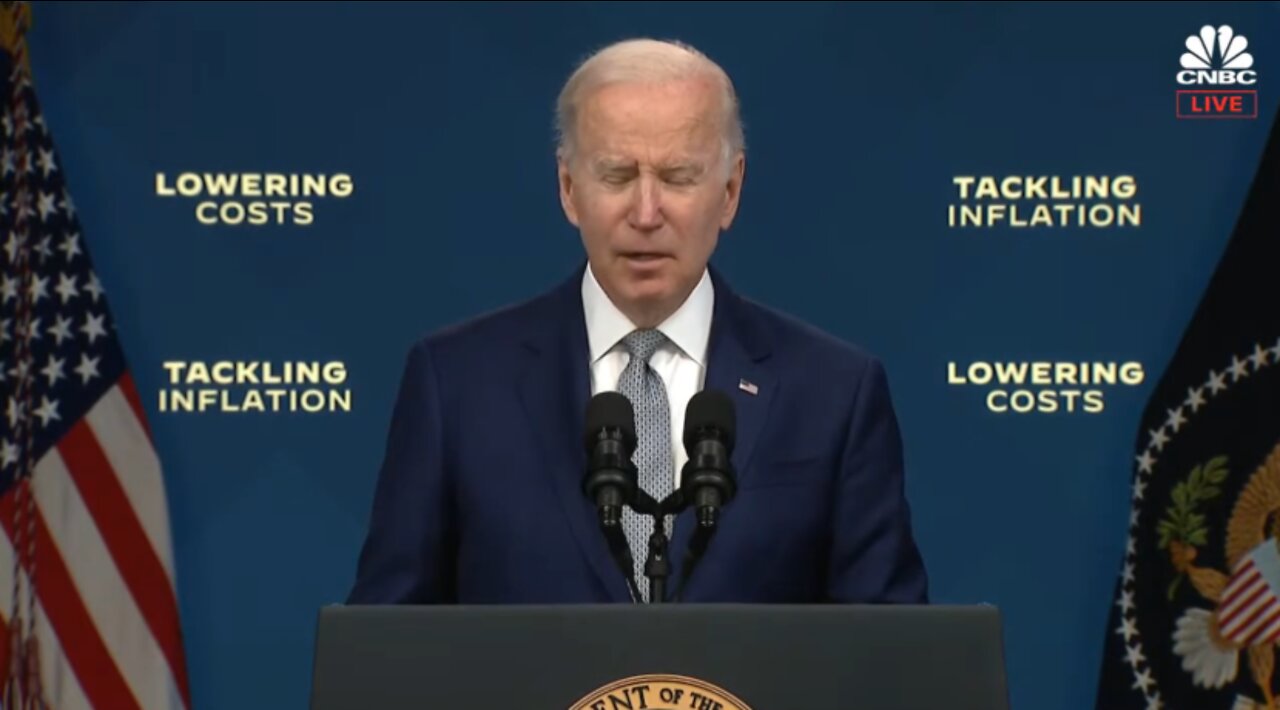 Biden: "There are two causes for inflation... Plandemic and Putin"
