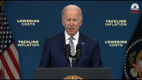 Biden: "There are two causes for inflation... Plandemic and Putin"