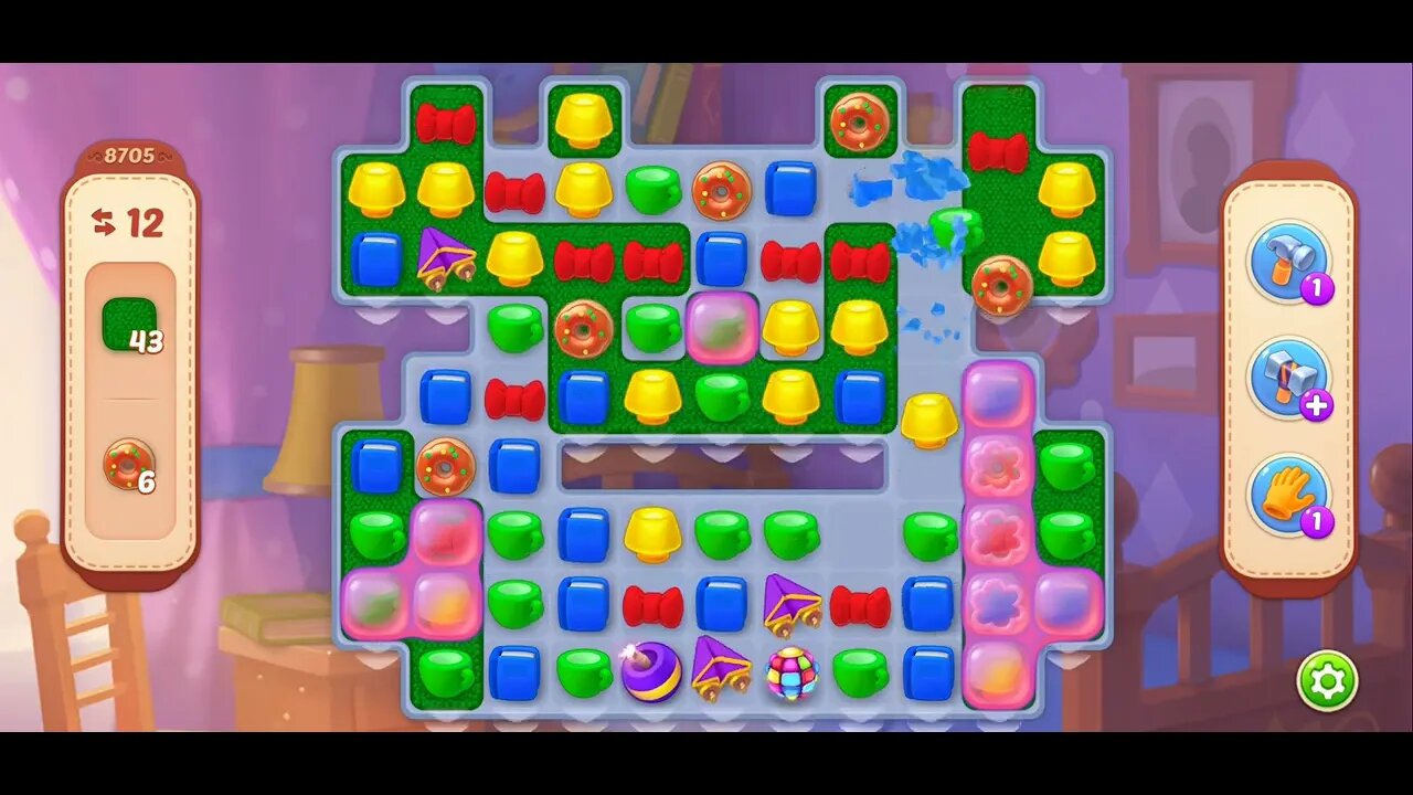 Playrix Homescapes Gameplay Walkthrough Level 8705