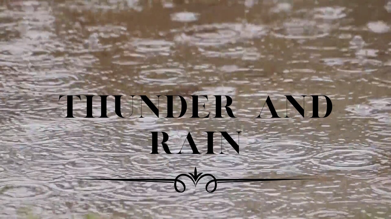 Thunder and Rain - Relaxing Music, Instrumental Guitar Music, Calming Music, Soft Music, Sleep Music