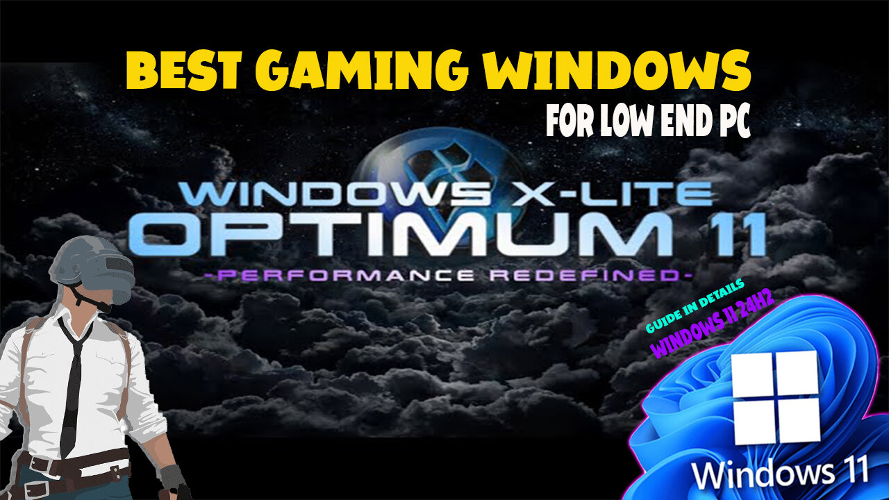 Gaming Window Optimum 11 24H2 || Lighter || Faster || than Windows 11 LTSC, And Runs On Any PC 2024