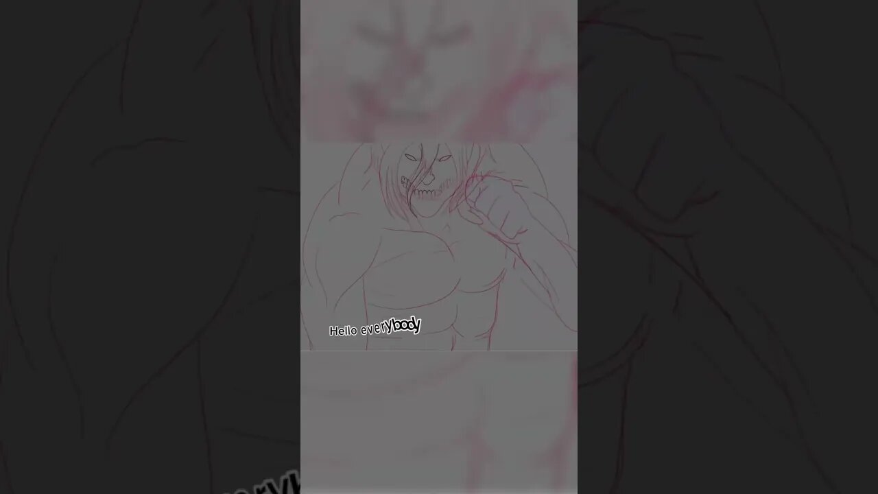 Aot speed paint [eren yeager and the attack Titan] a gift for my brother @t.b.i.survivor21
