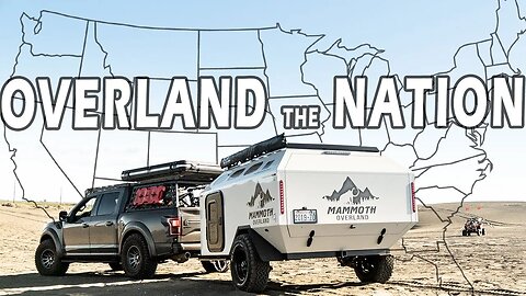 Overlanding Across Entire USA with Tear Drop Trailer