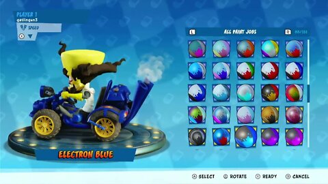 All Team Cortex Kart Paint Jobs Showcase - Crash Team Racing Nitro-Fueled