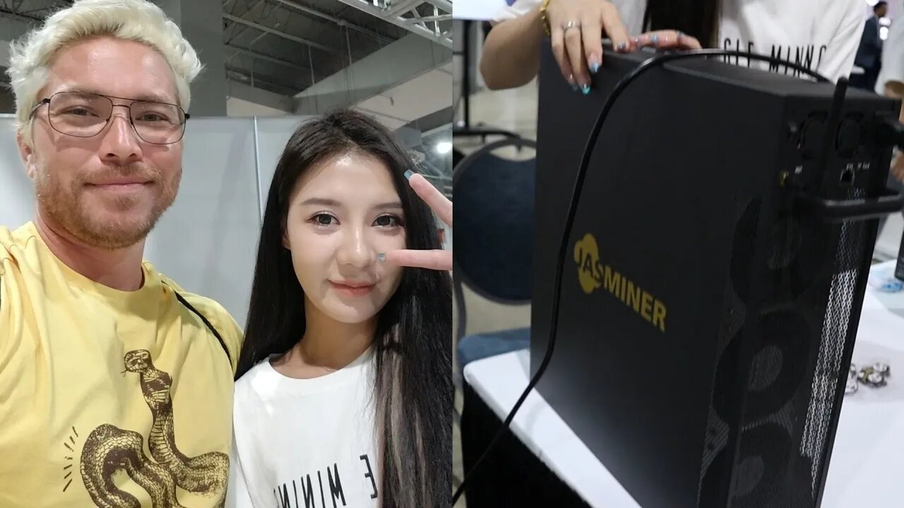 The Brand New Jasminer X16-Q (Quiet Miner) At Mining Disrupt 2023!
