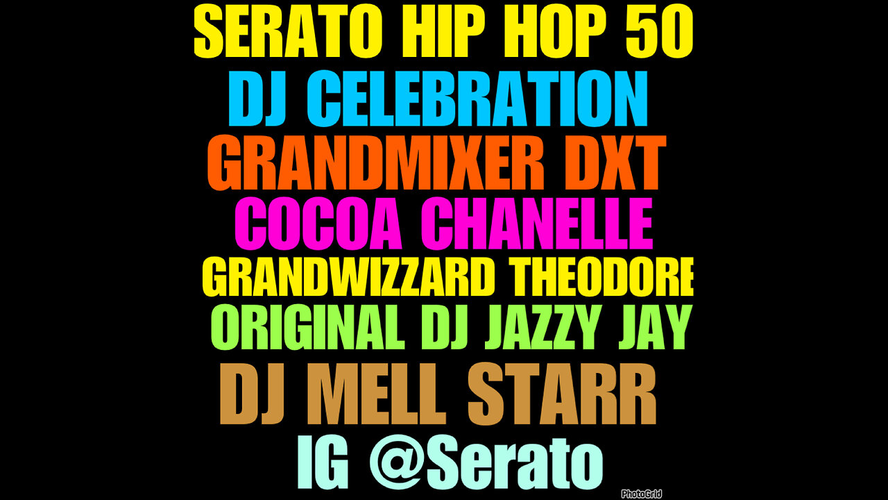 Serato saluting the dj’s 50 Anniversary of Hip Hop!