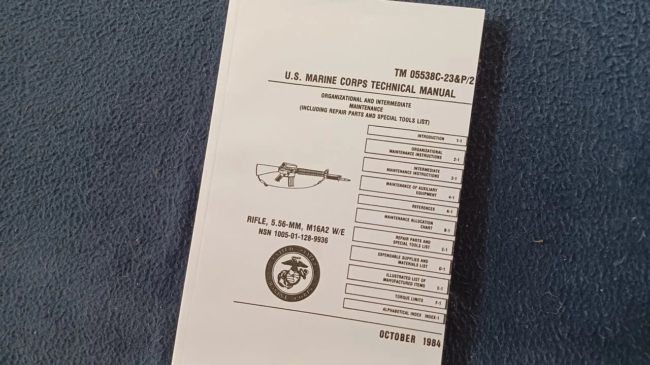 BOOK REVIEW : RIFLE, 5.56-MM, M16A2 W/E. U.S. MARINE CORPS TECHNICAL MANUAL