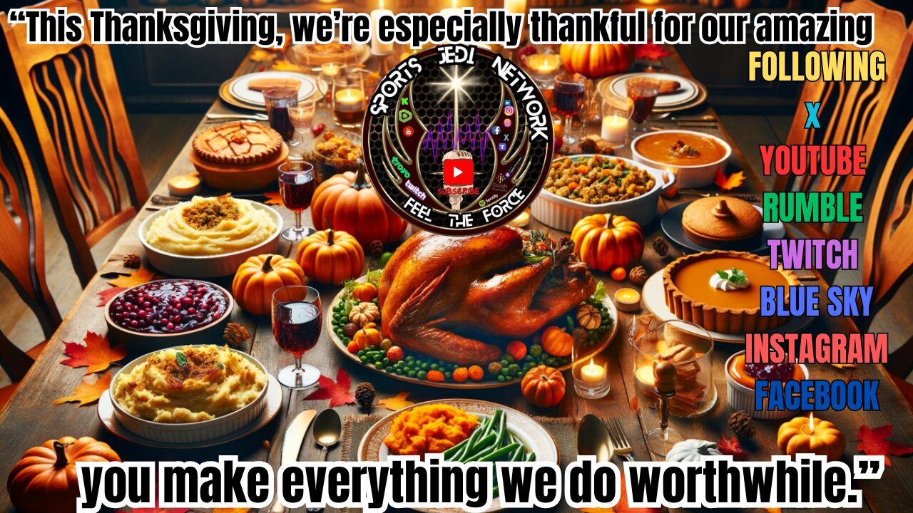 🦃THANKGIVING MESSAGE FROM OUR CHANNEL