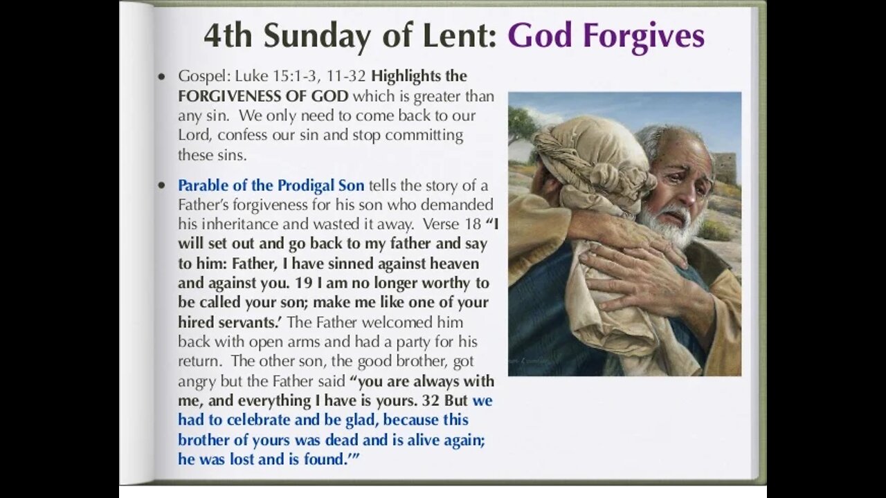 The 4th Sunday in Lent