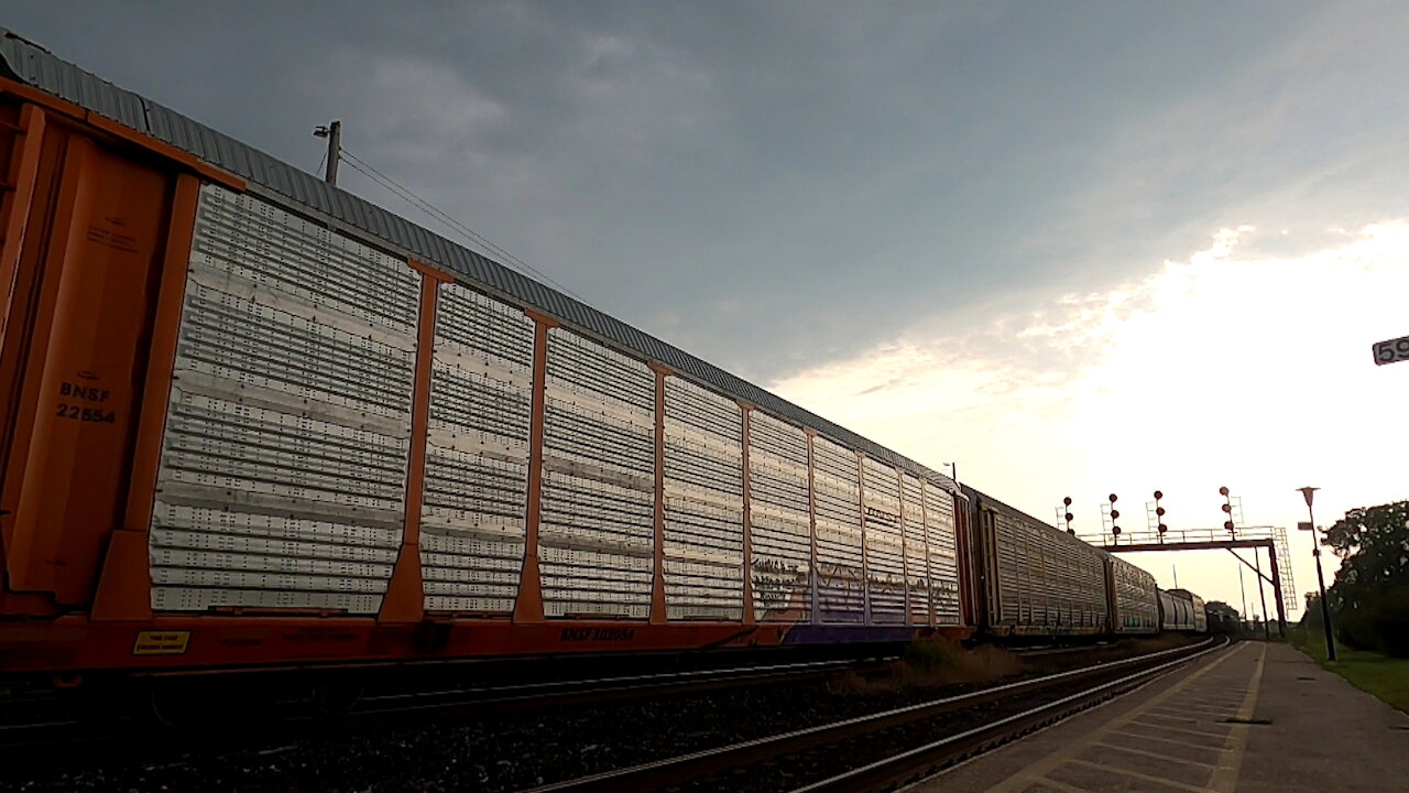 CN 8865, CN 2671 & CN 8963 Engine Manifest Train Eastbound In Ontario TRACK SIDE