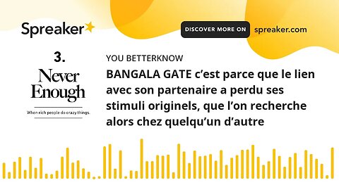 BANGALA GATE c’est parce que le lien avec son partenaire a perdu ses stimuli originels, que l’on rec