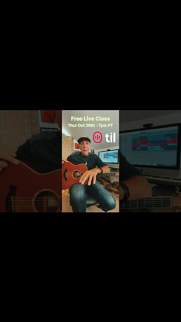 Live Guitar Class - FREE - Make Ur Guitar Playing Come Alive #guitar #guitarlesson #shorts