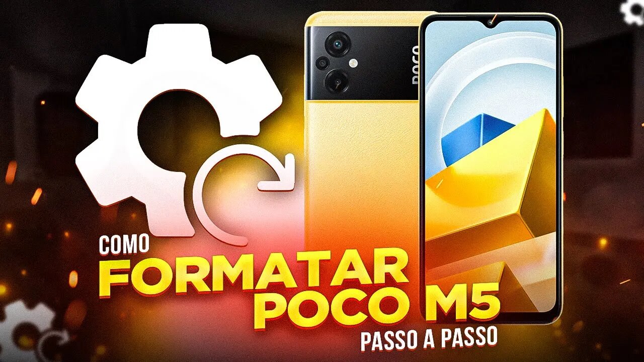 Como FORMATAR POCO M5 (PASSO A PASSO)