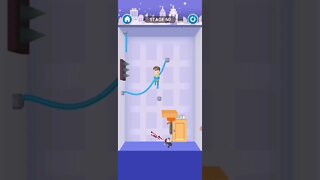 rescue cut rope puzzle 😎 #shorts
