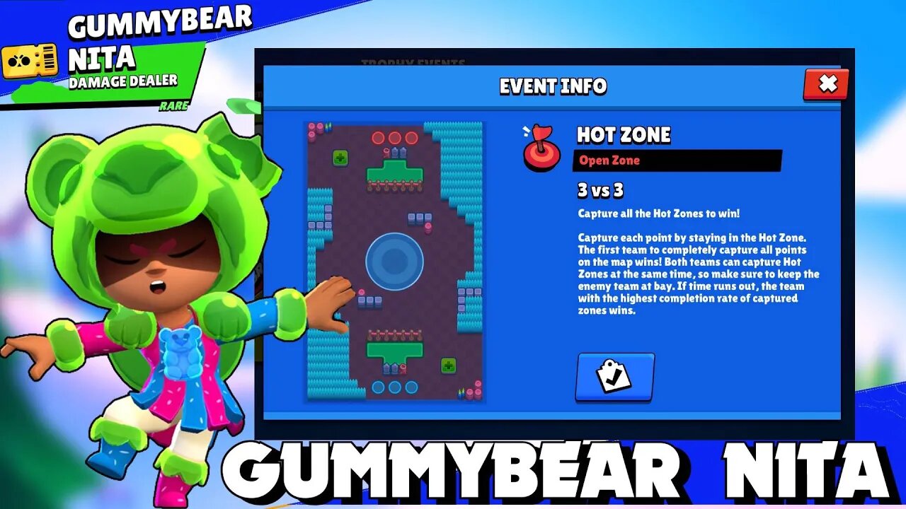 GUMMYBEAR NITA 600+ TROPHIES | BRAWL STARS | KING DAVID