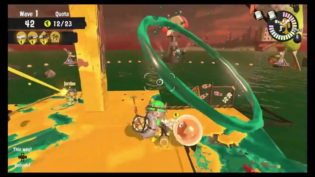 Splatoon 3 - Grizzco Brella Salmon Run (Gone Fission Hydroplant)